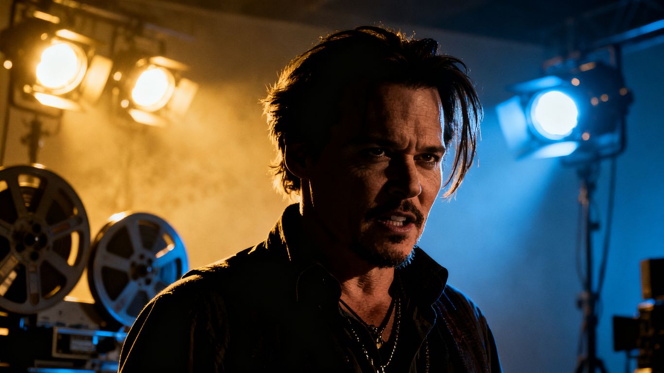 [Johnny Depp] in Hollywood, poised for a film comeback.