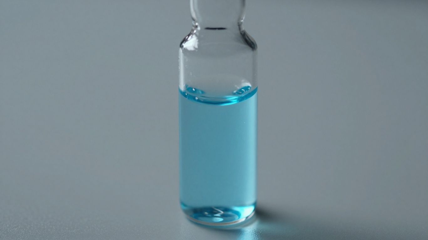 Vial of CJC-1295 peptide therapy