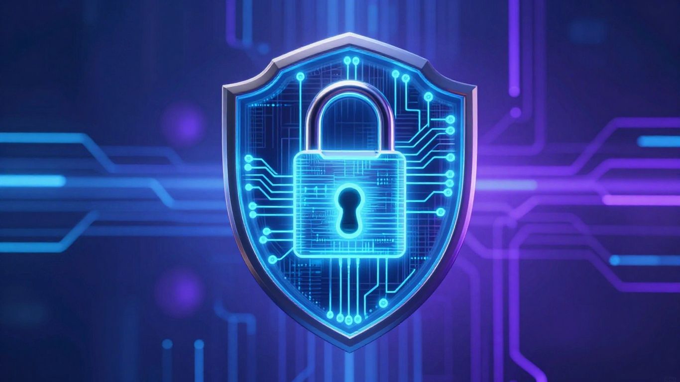 Digital lock and circuits on a shield.