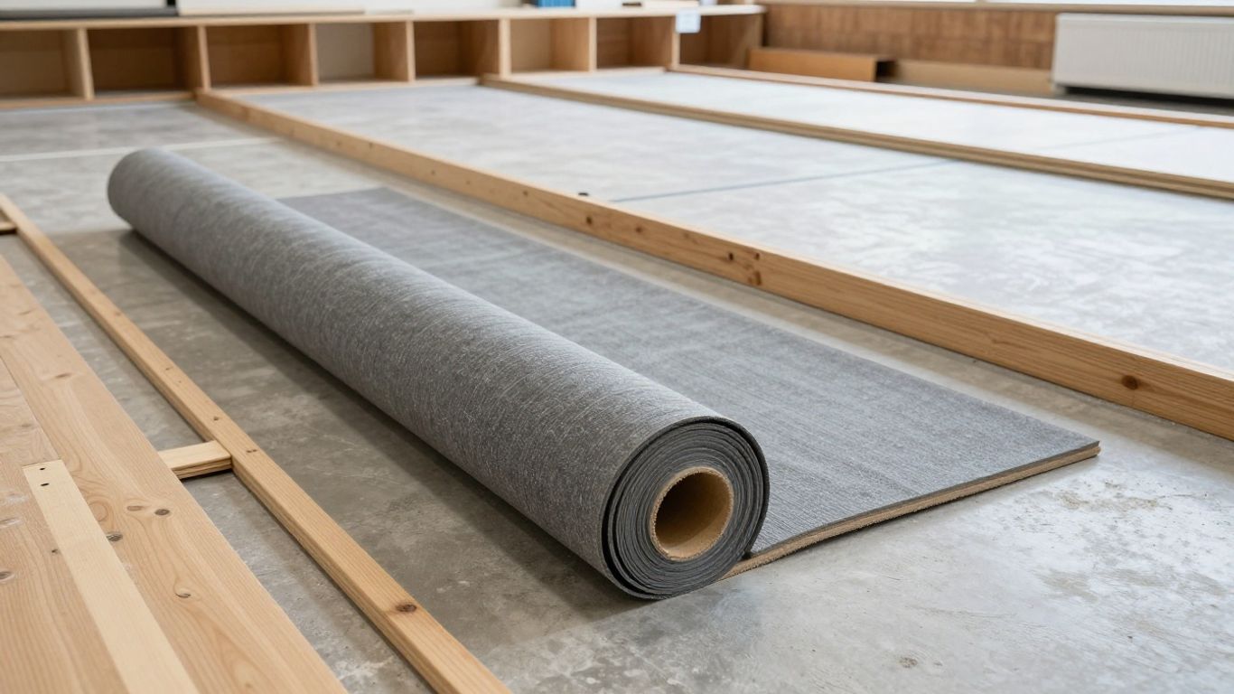Specialist inspecting sports floor substrate