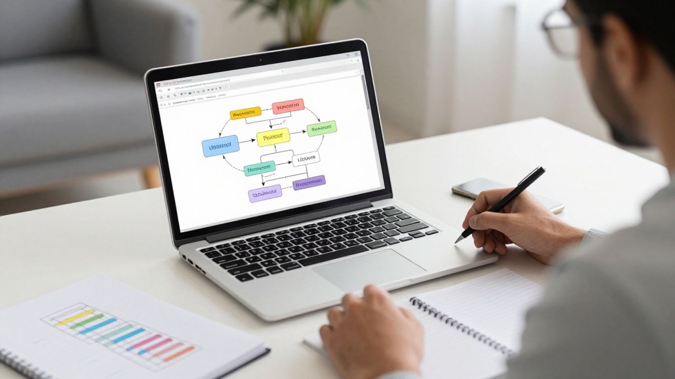 متعلم يعمل على إعداد نموذج بيانات في Power BI