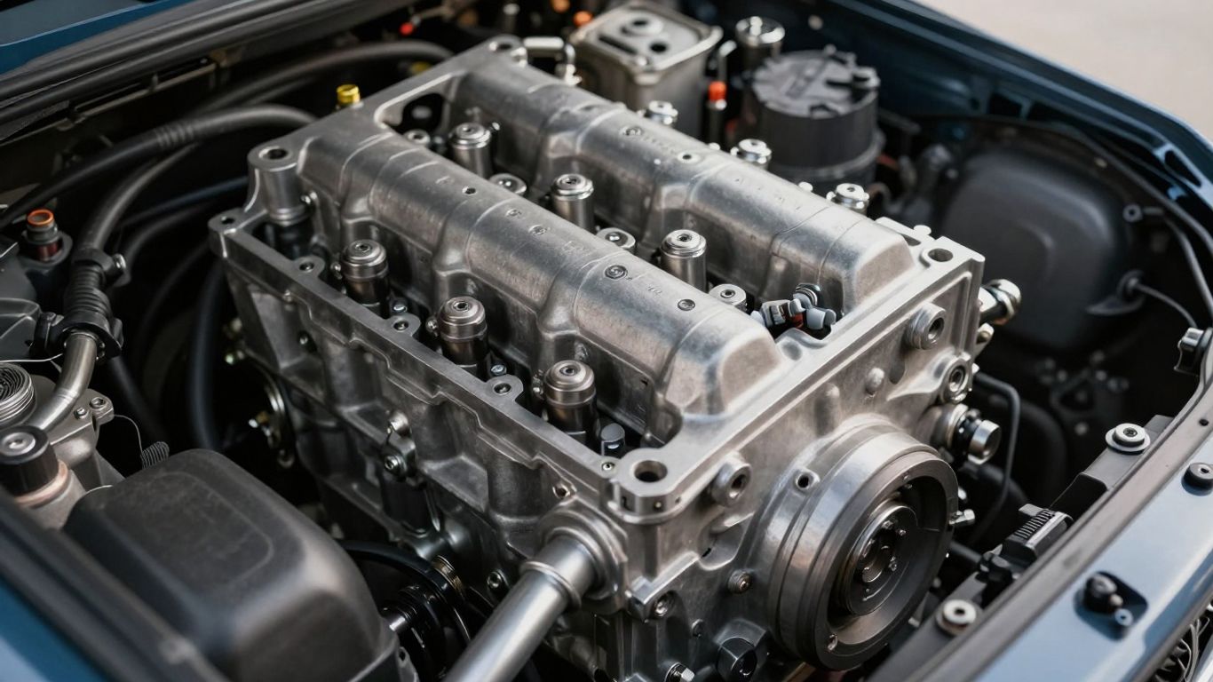 Toyota Hilux engine close-up