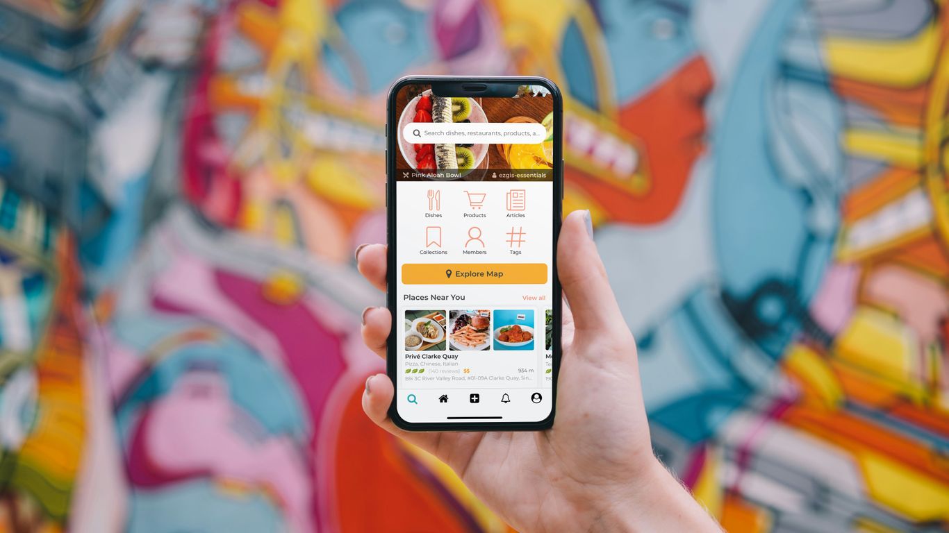 Modern interface design on mobile devices
