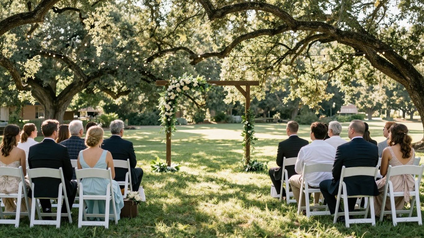 Family friendly micro wedding venue in Addison, TX.