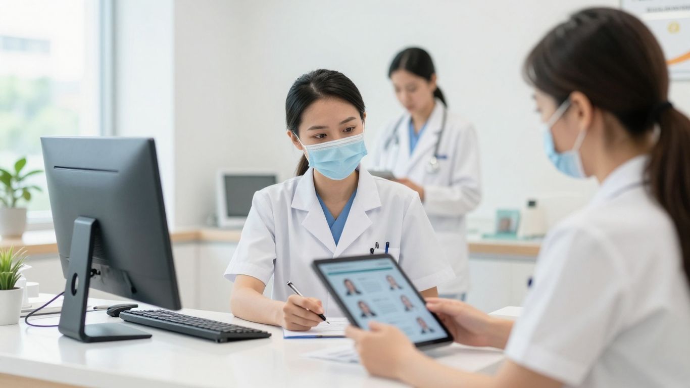 Singapore clinic consultation with social creator