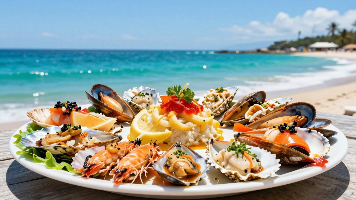 Coolangatta Surf Club food with ocean view