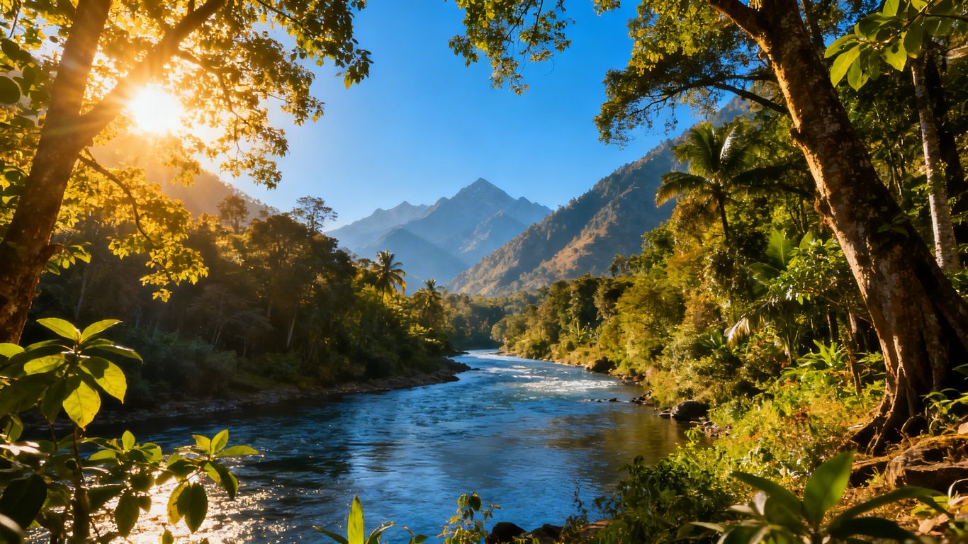 Nature as a divine muse in Indian poetry.