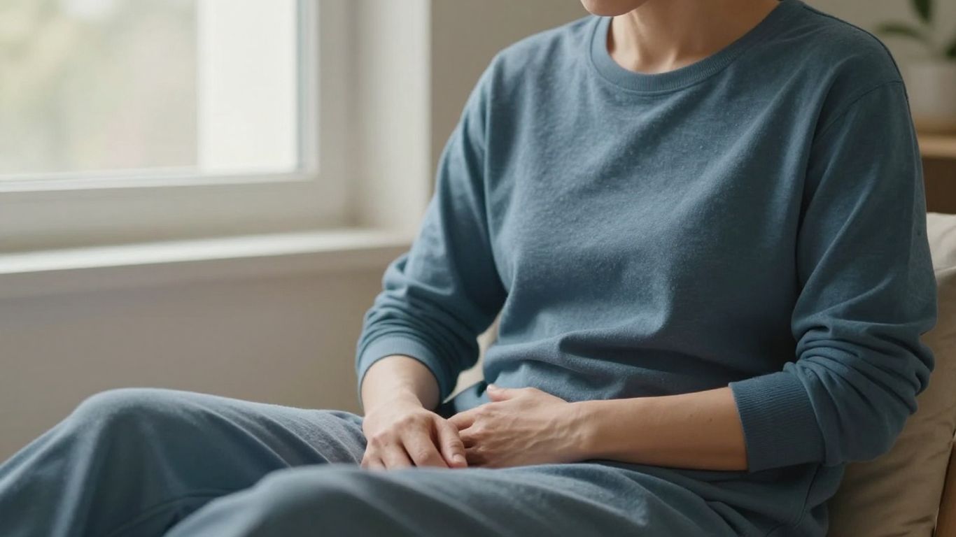 Photographic close-up of calm paced breathing