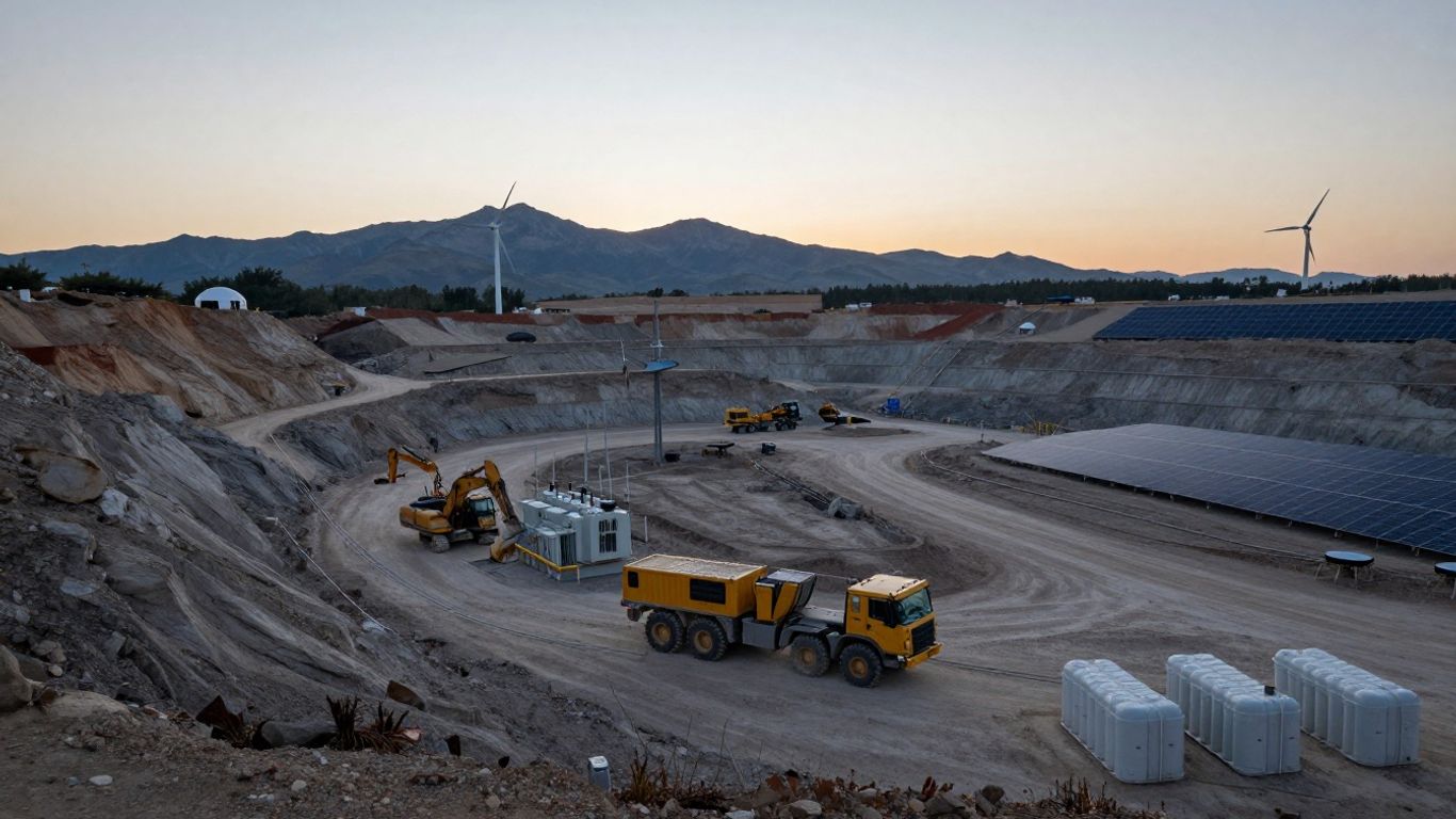 Remote mine electrical equipment and power survey