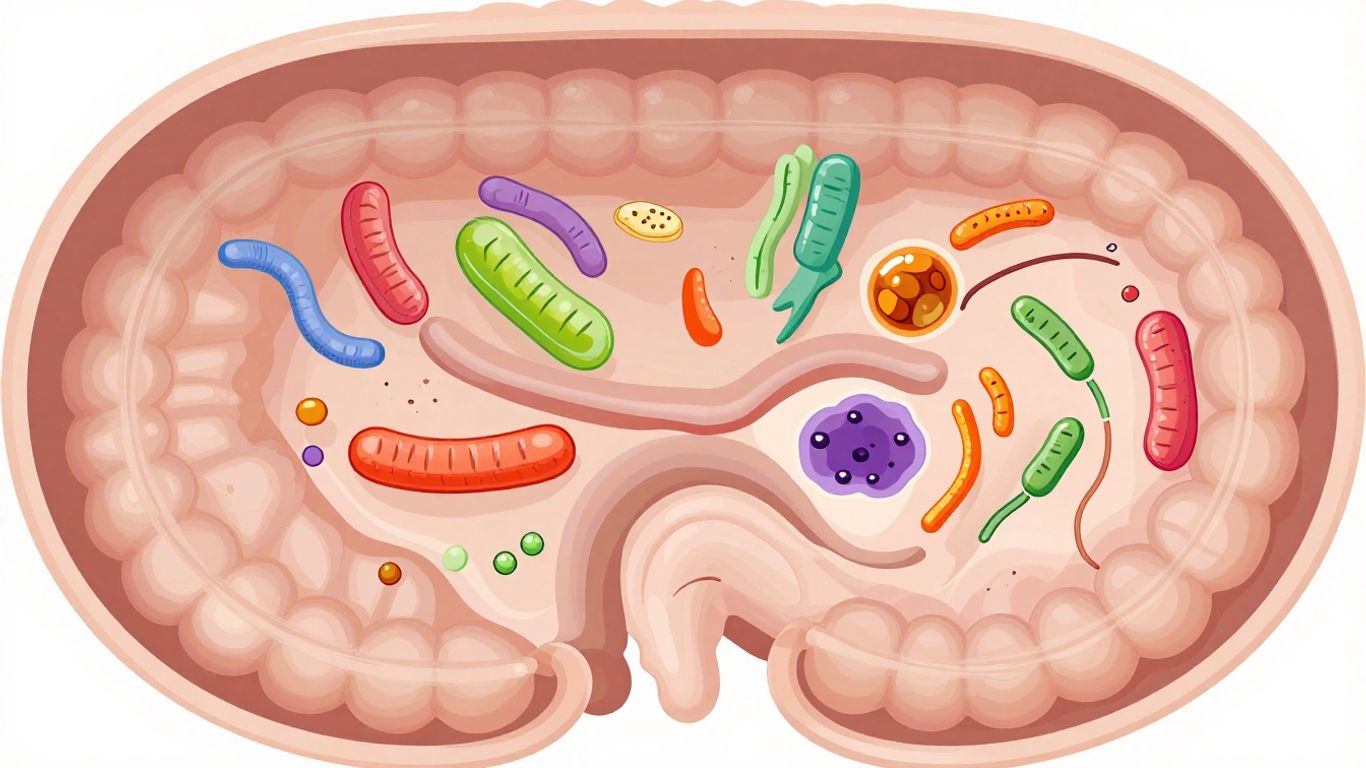 Digestive health: enzymes, probiotics, fiber, and fermentation.