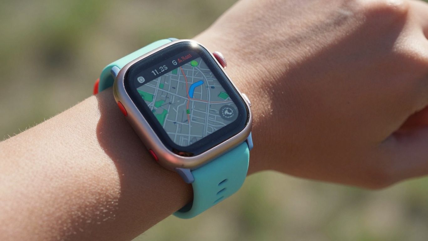 Kinderhorloge met GPS op kinderpols