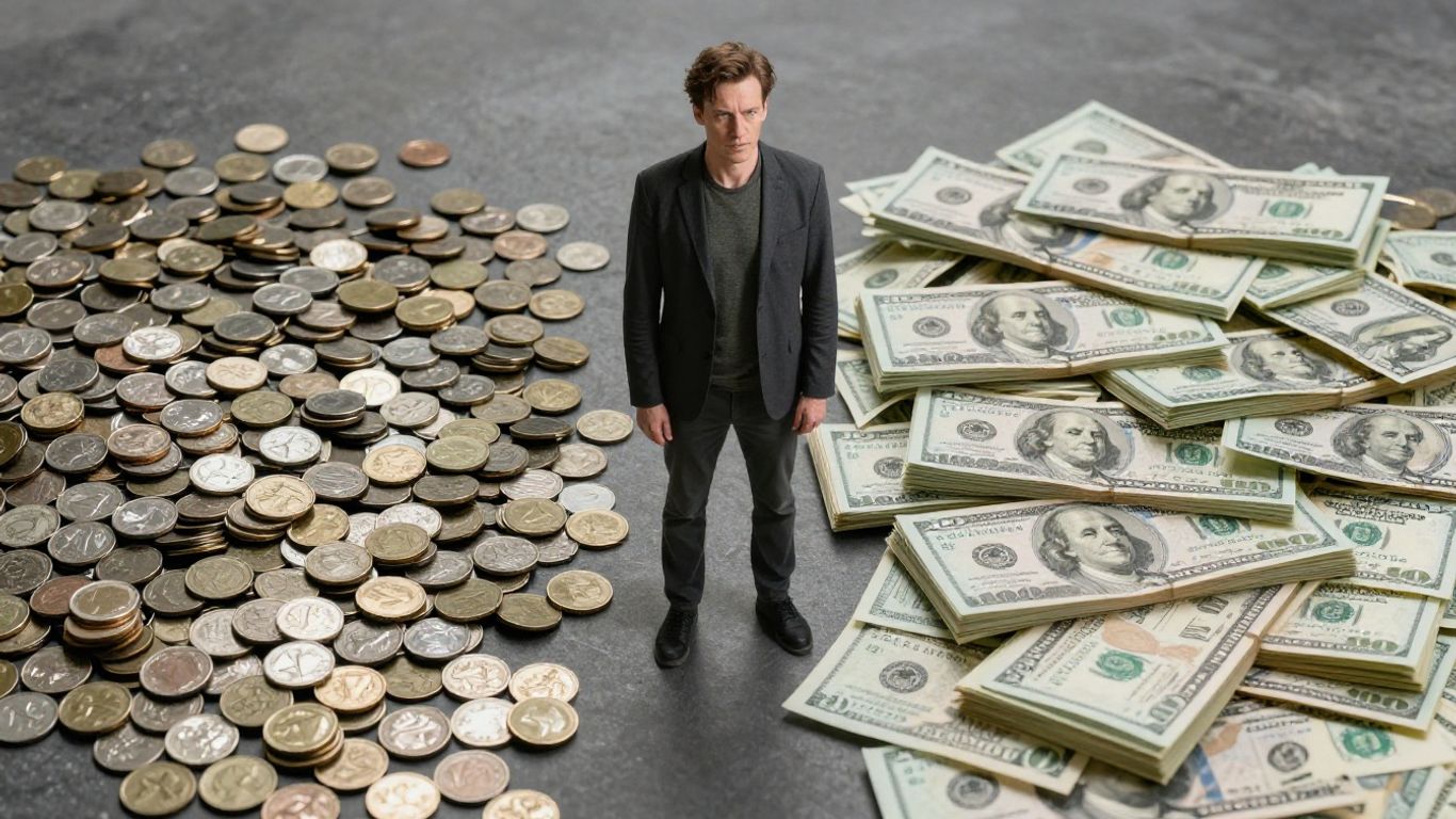 Affiliate marketing paths: low ticket coins vs high ticket bills.