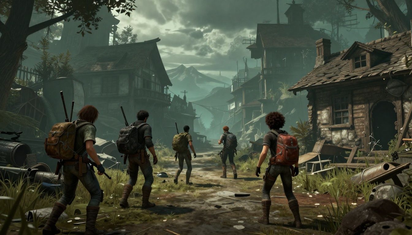 Capa mostrando ambientes de ação e aventuras típicos dos jogos roguelike