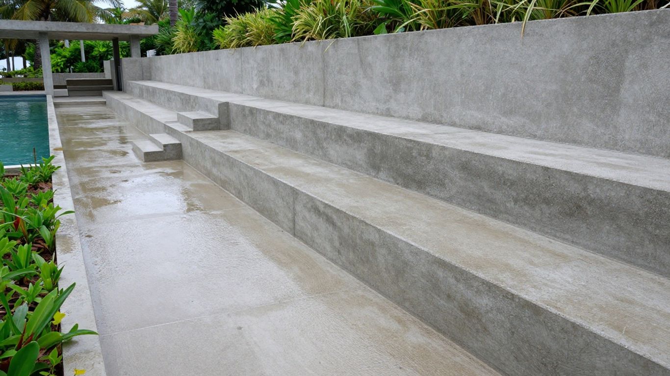 Wet grip concrete finish: How to create a safe, durable, slip-resistant surface