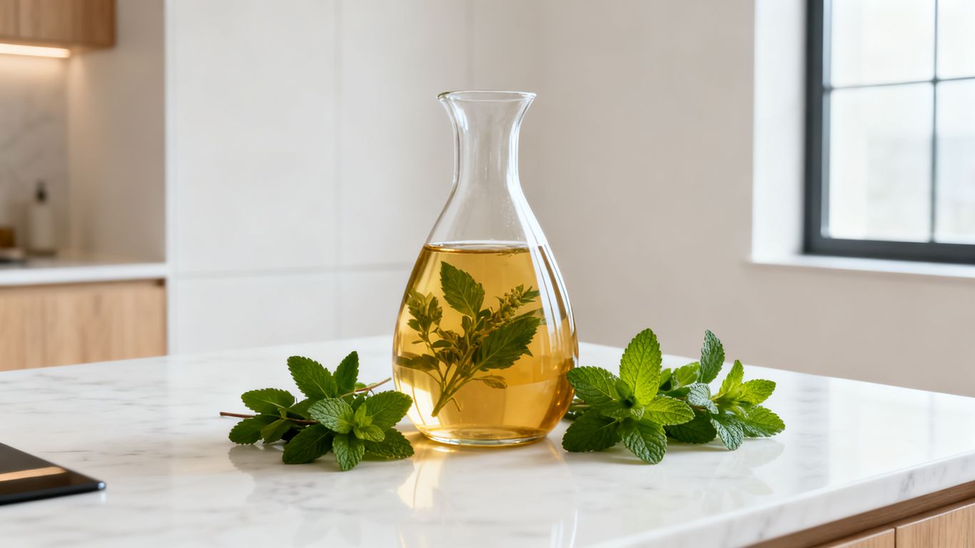 Préparation d'une tisane bio