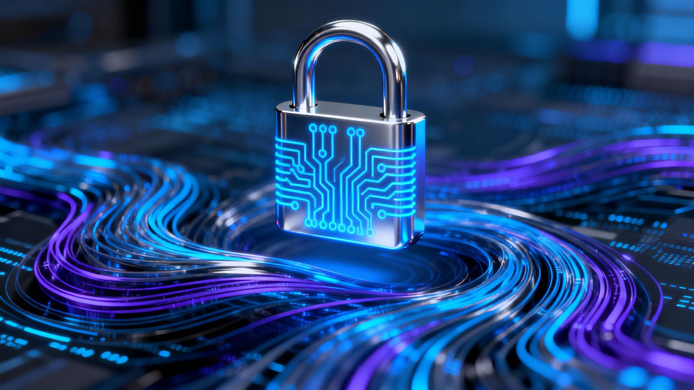 Digital lock protecting data streams from bots.