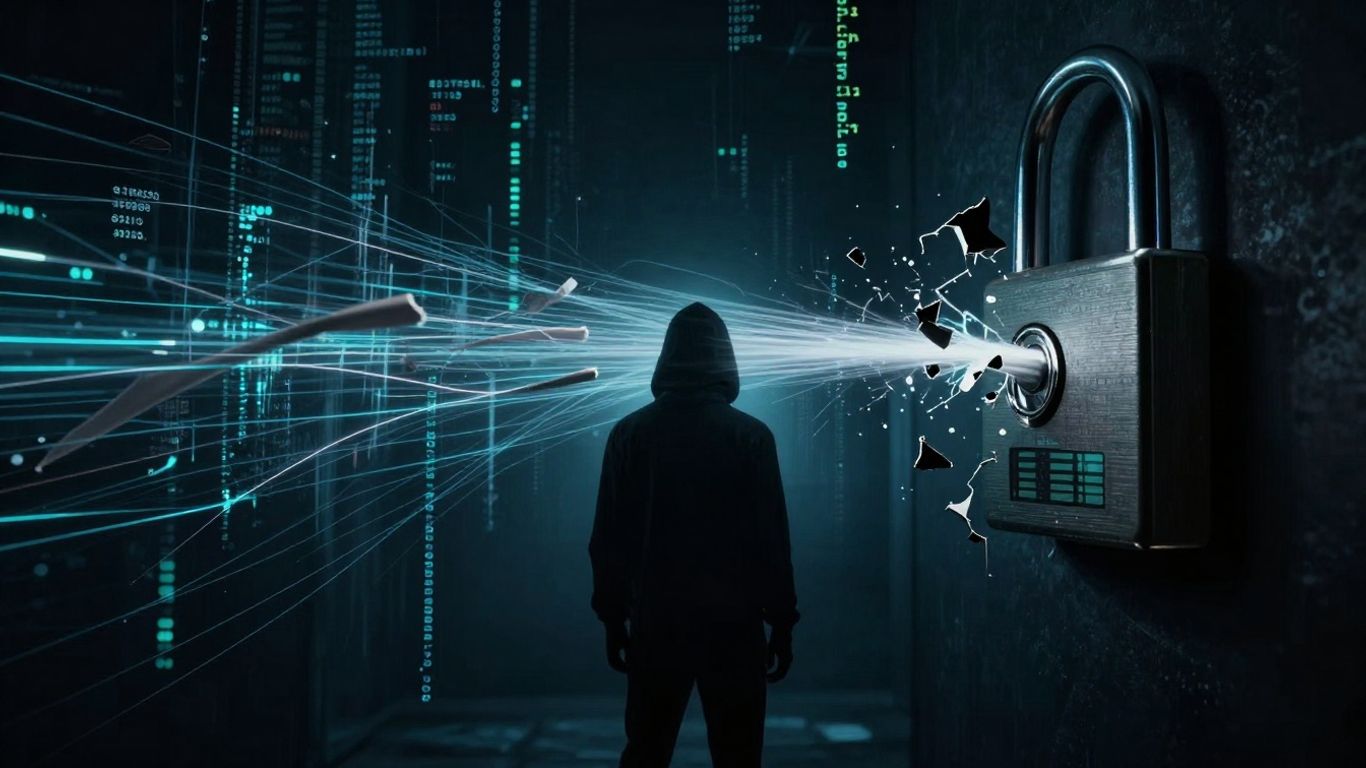 CarGurus data breach, hacker and broken lock.