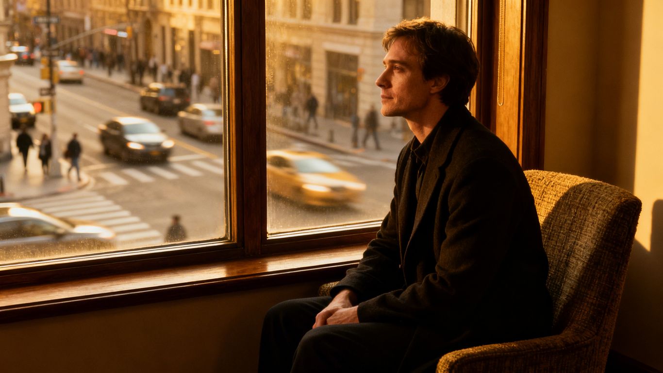 Introvert finding peace in a busy world.