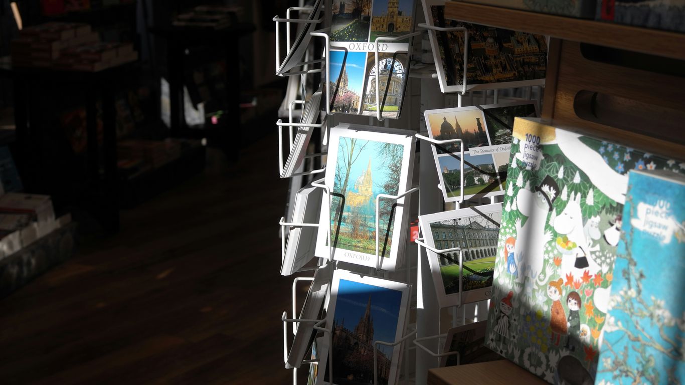 Rotating stands showing professional document displays