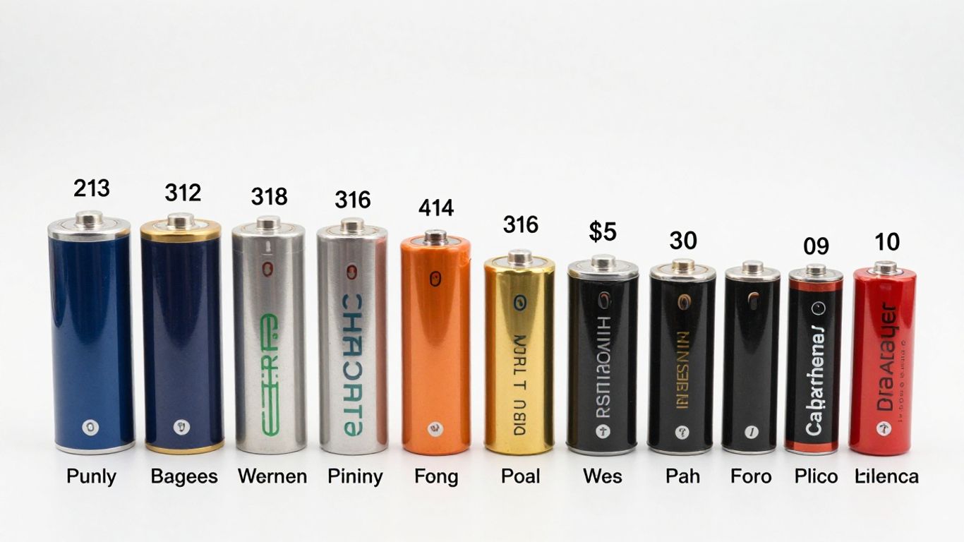 Battery comparison chart