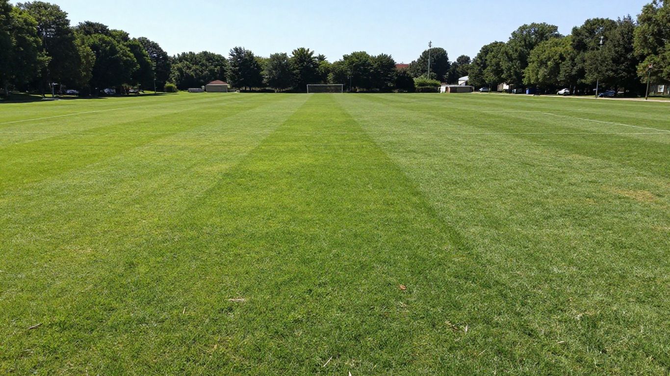 Ryde Sports Ground green field sunny day