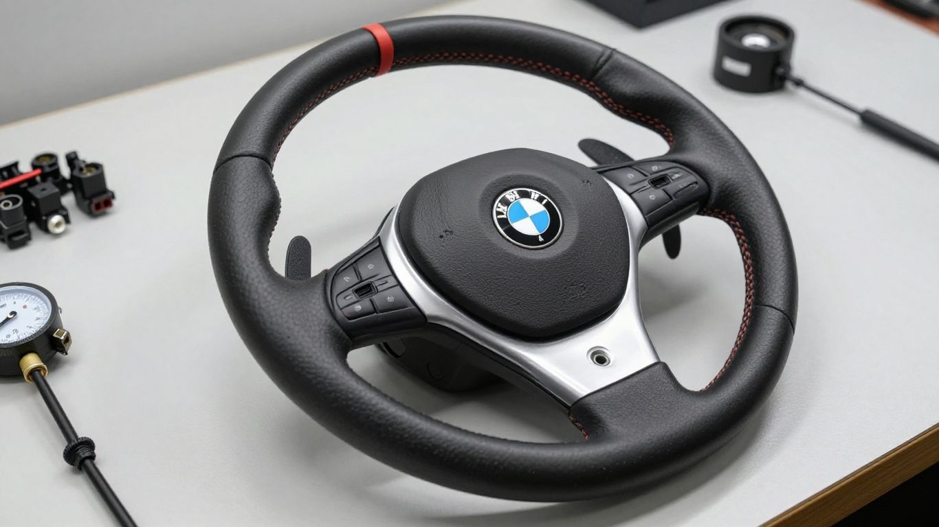 BMW steering wheel fitment inspection details