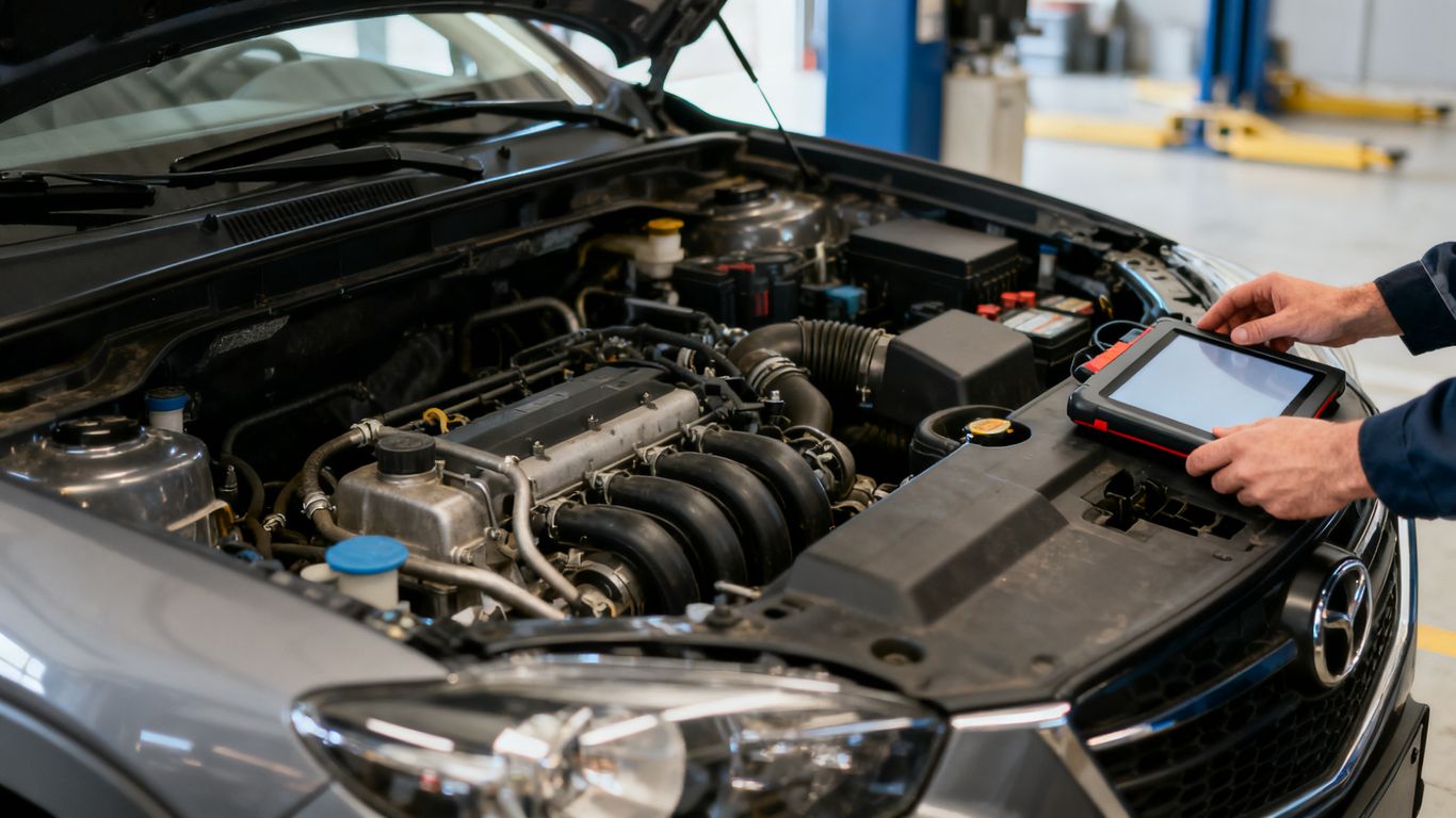 Du prüfst den T-Roc im Motorraum sorgfältig