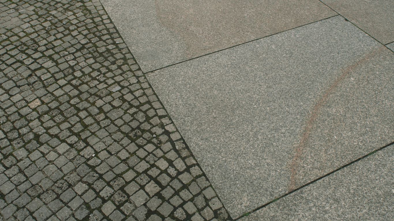 Natural stone slab with visible veining