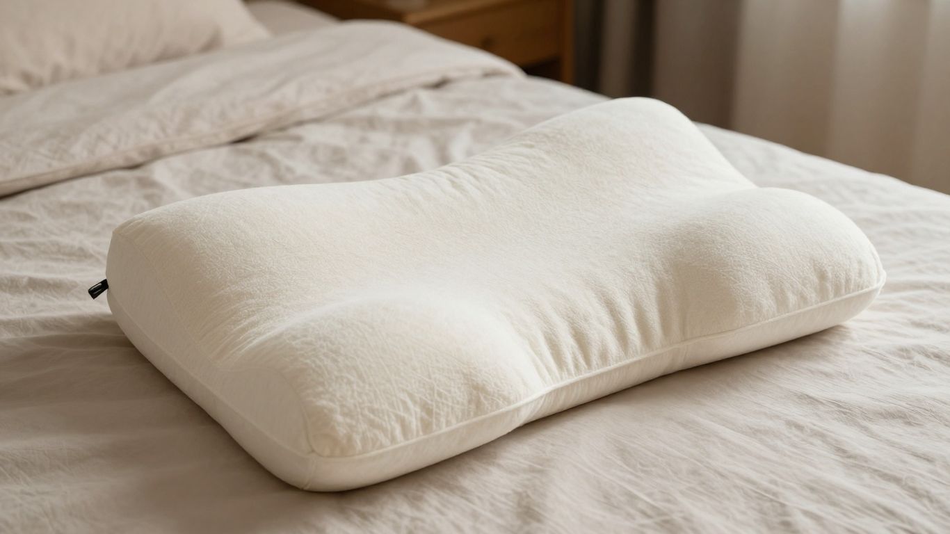 Ergonomic pillow for neck pain relief