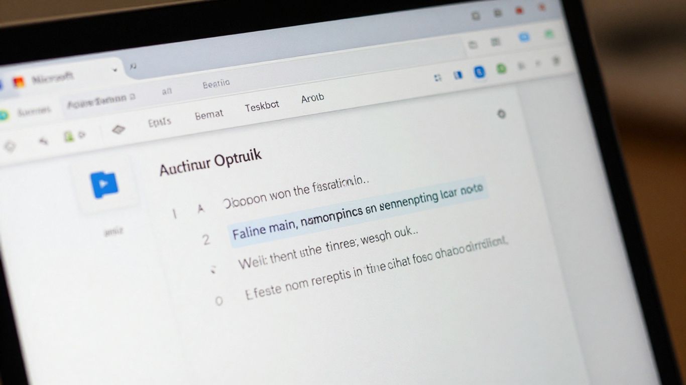 Microsoft Copilot Pro for Outlook interface on a laptop screen.