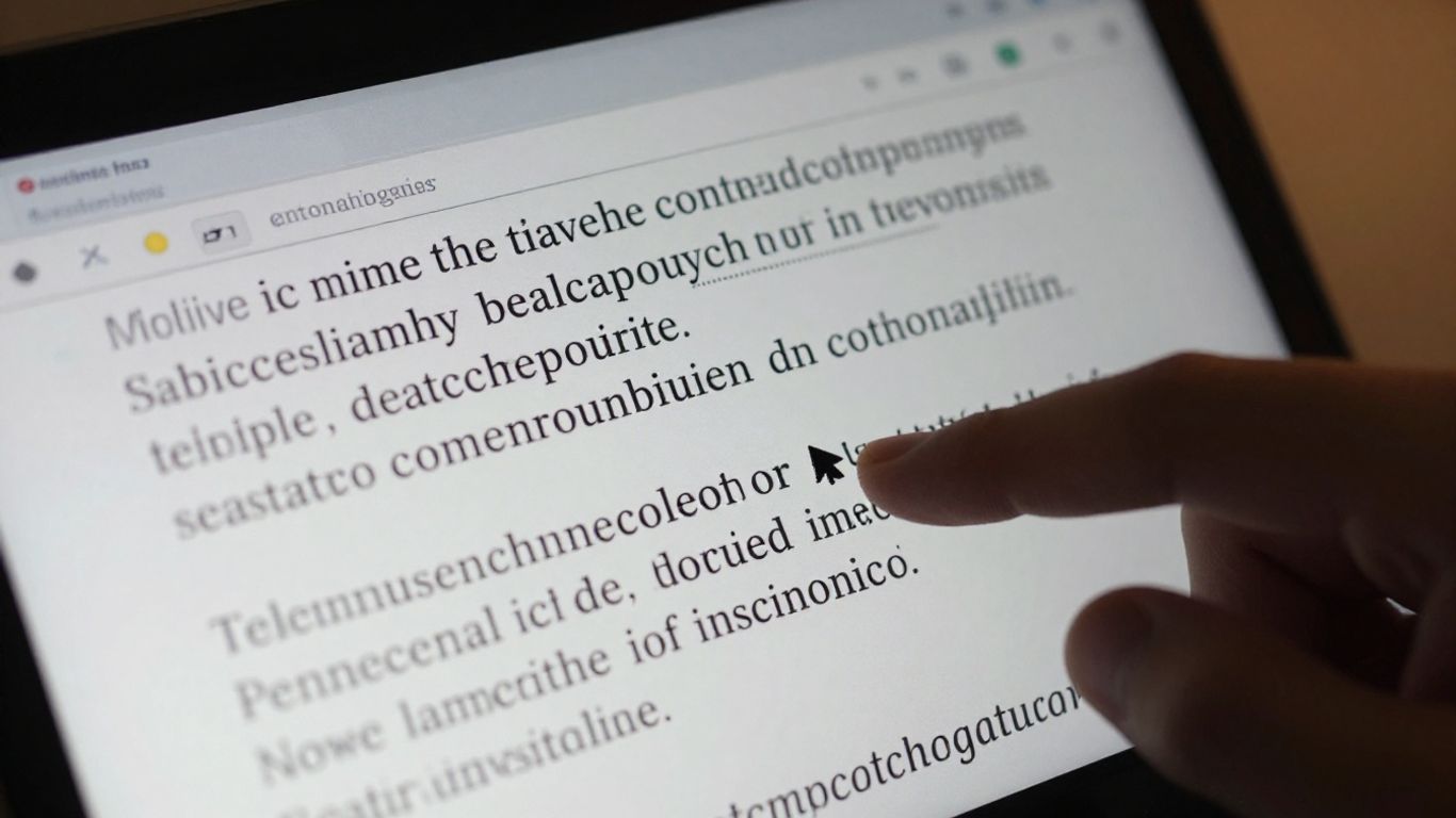 Ekran laptopa z bibliografią online