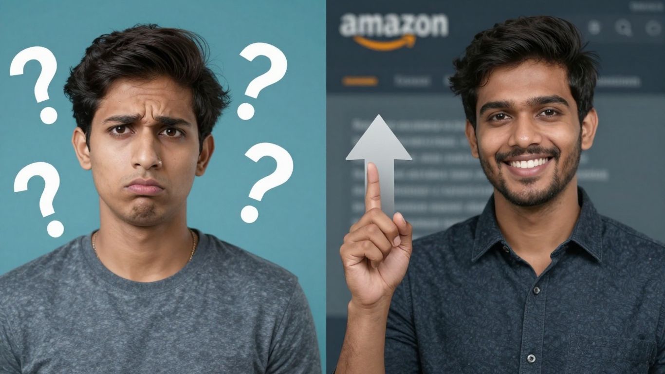 Confused seller vs. confident seller on Amazon.