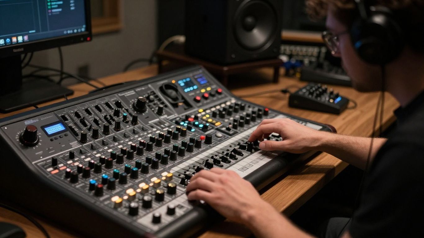Engineer using Softube Murder One and Celestion Speaker Shaper