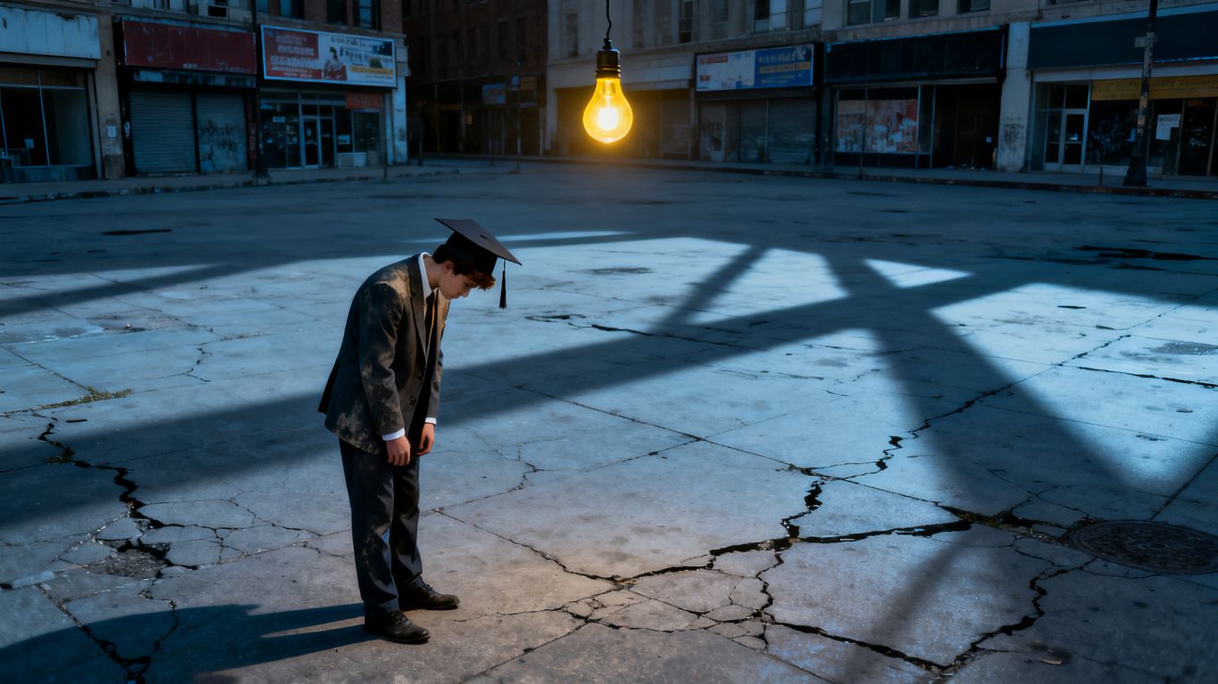 Graduate facing job market challenges