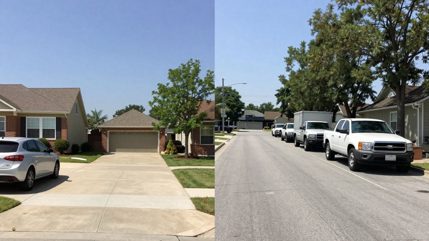 Residential vs. commercial driveways comparison