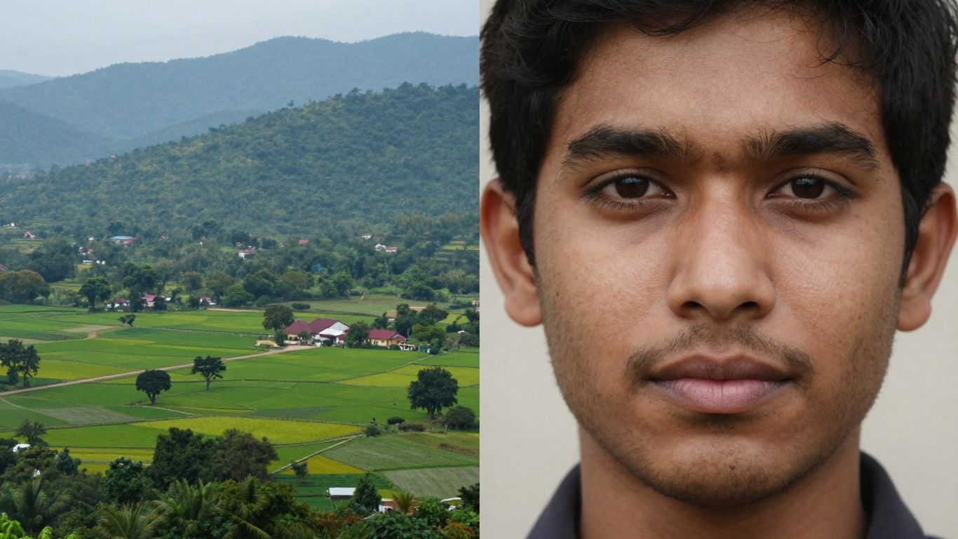 Duas fotos unidas lado a lado em uma composição visual.