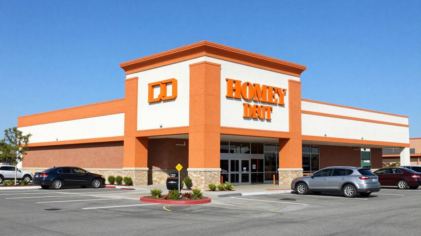 Home Depot store exterior in Sacramento, California.