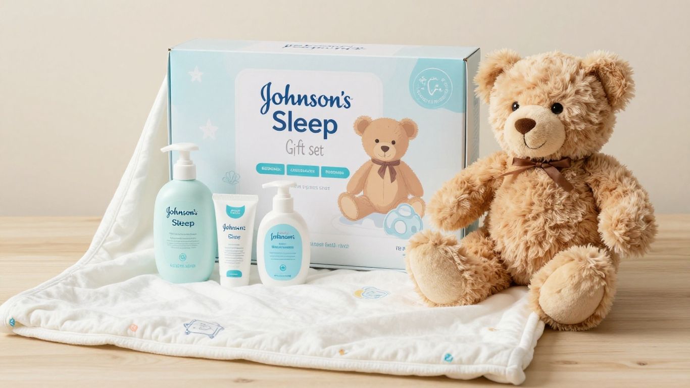 Set de regalos para dormir de Johnson's Baby.
