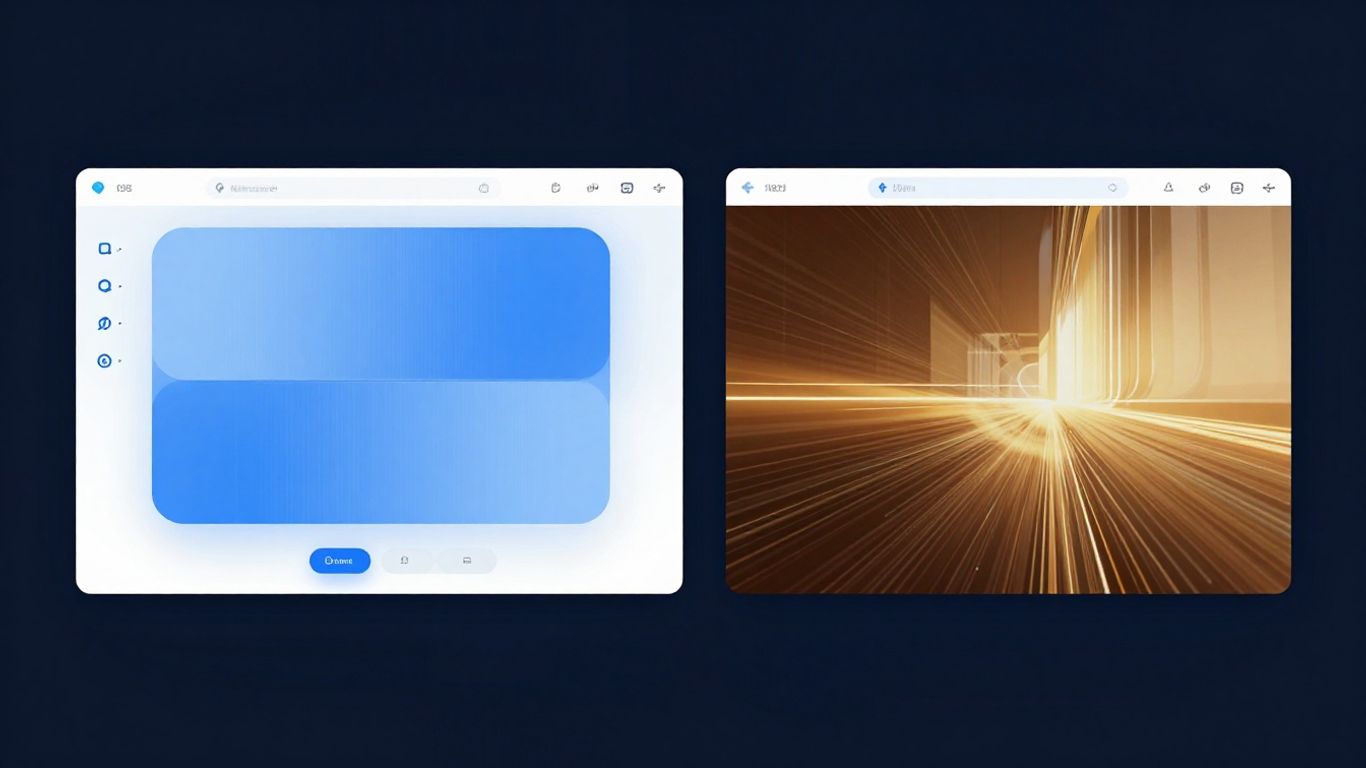 Comparison of two digital dashboards for X analytics.