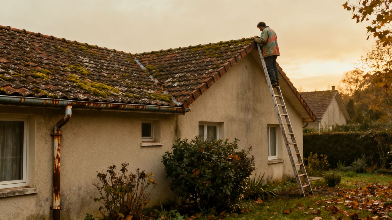 Toiture d’une maison Phénix à rénover