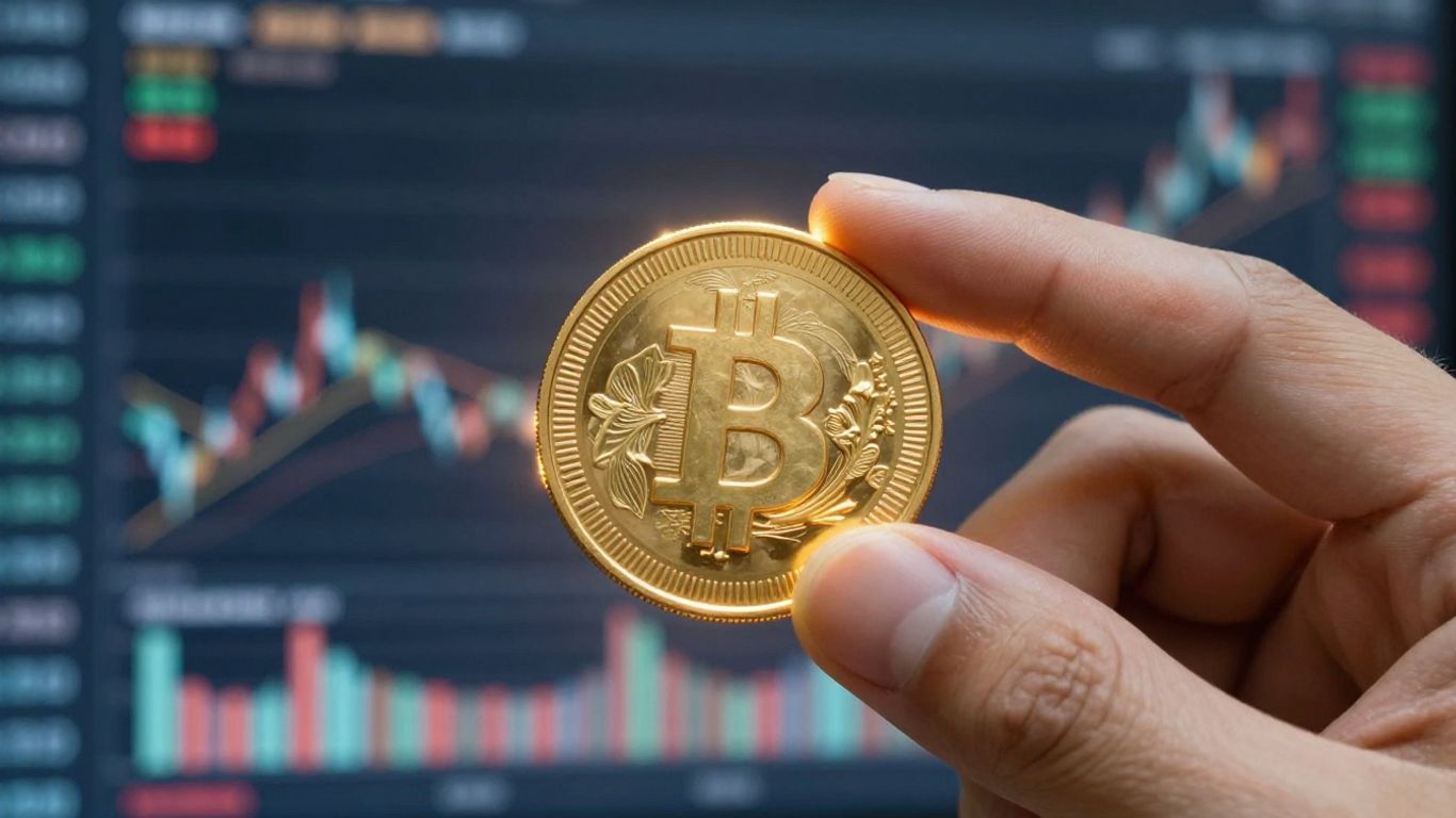 Golden coin symbolizing return on investment growth.