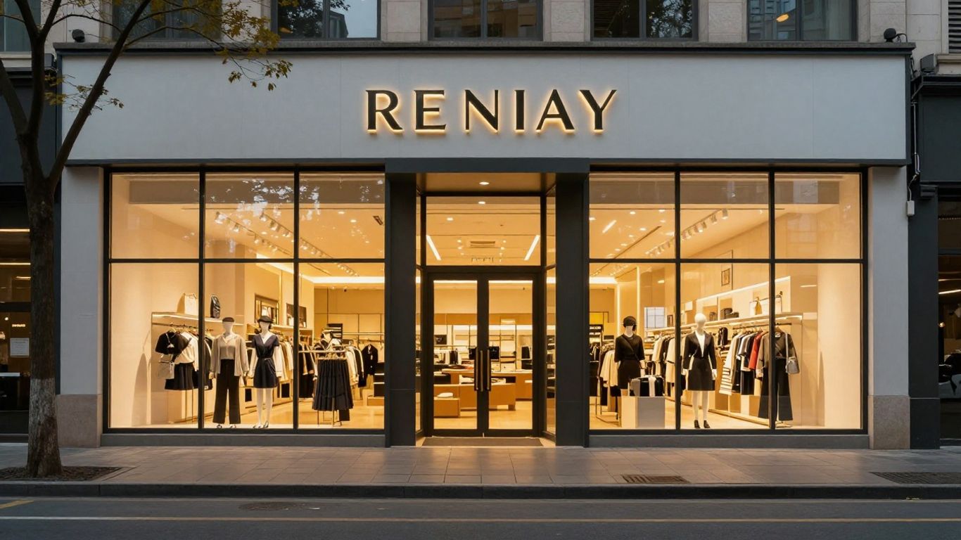 Retail store at dawn