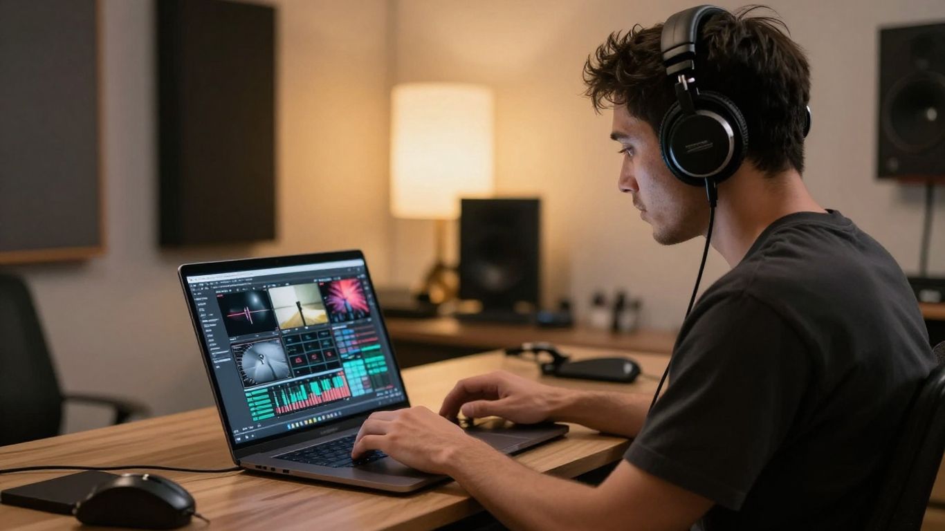 Musicians managing digital production workflows