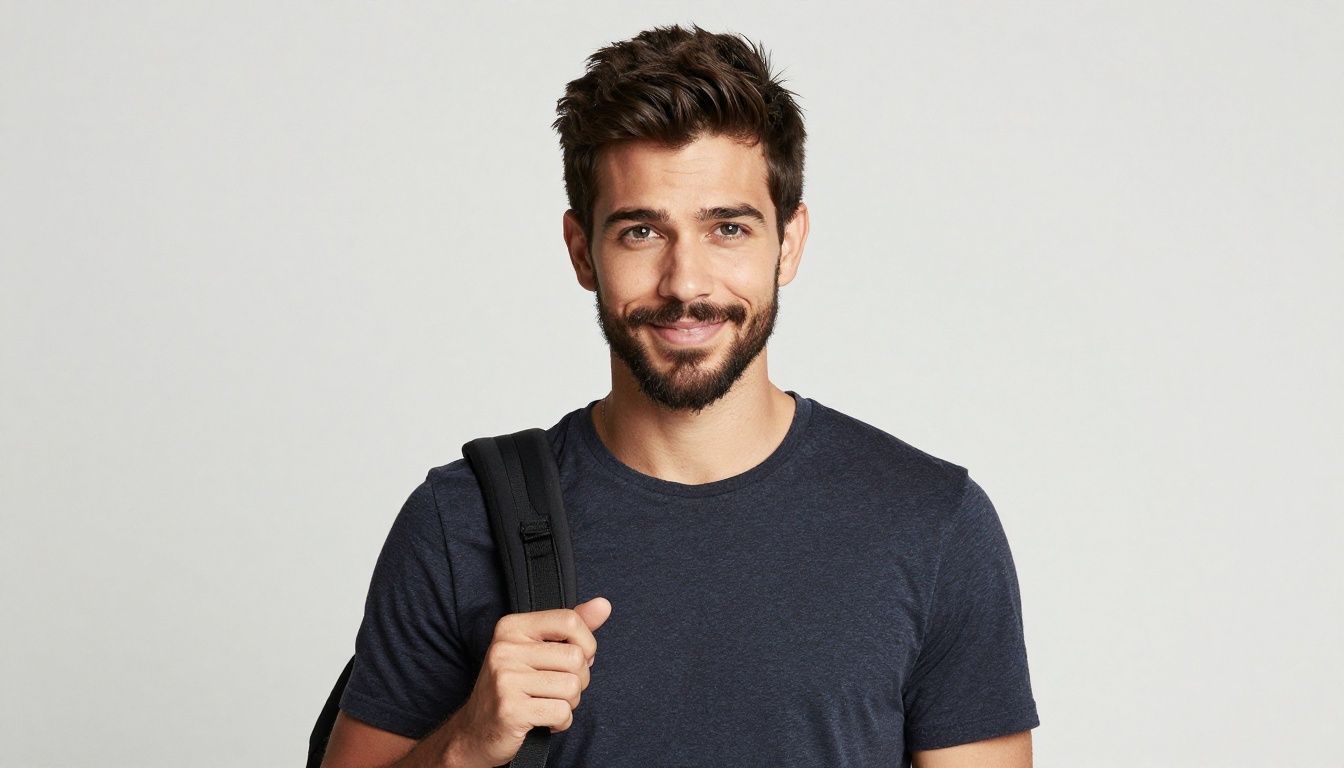 Um jogador focado visualizando táticas em uma tela de computador com mapas do CS2 ao fundo