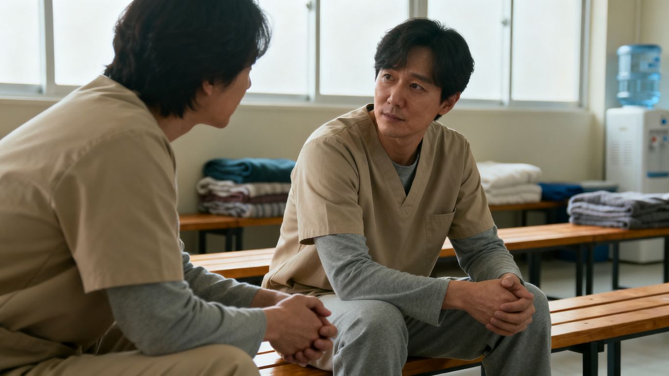 Staff using empathetic communication in shared spaces