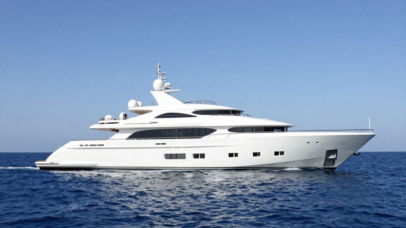 Feadship luxury yacht M/Y AIR on the water.