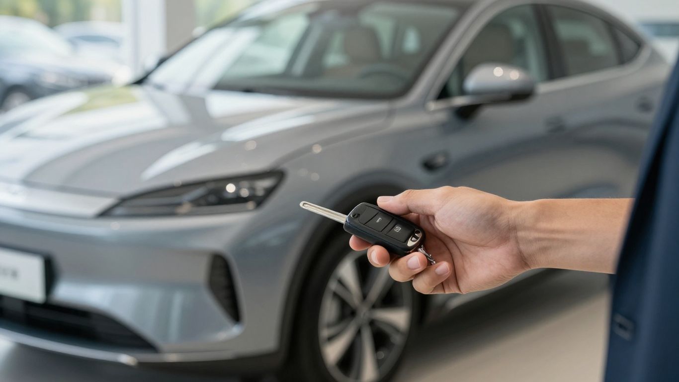 Schlüsselübergabe beim Autoverkauf in der Schweiz