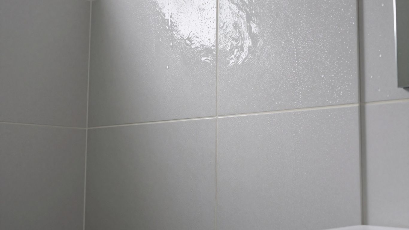 Fibo wall panels in a modern wet room bathroom.