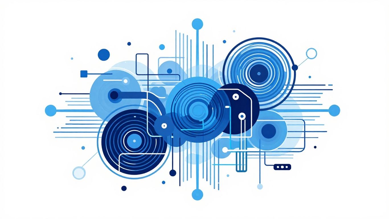 Technical illustration of email data flow and analysis.