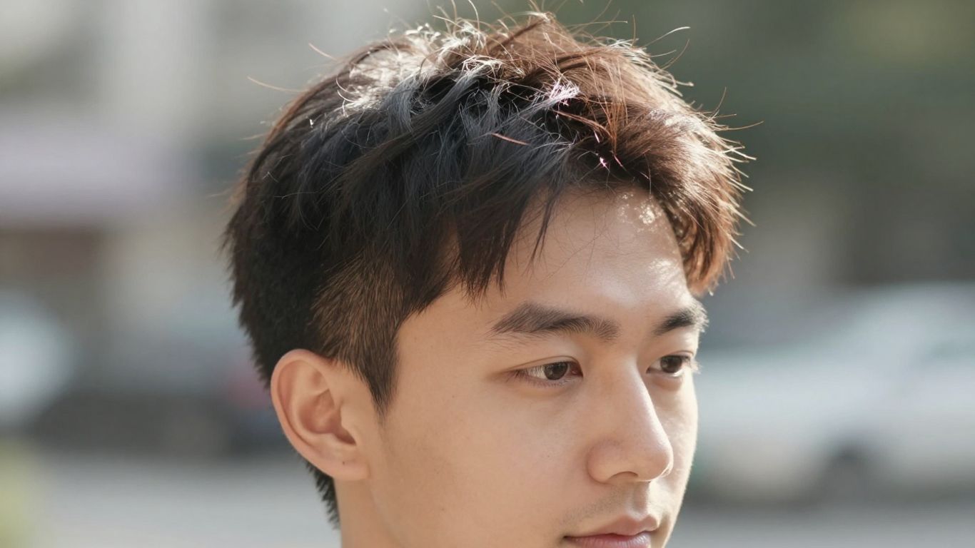 Man with fuller, healthier hair after treatment.